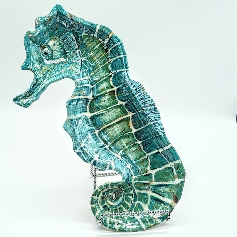 Pier 1 Spikey The Seahorse Melamine Serving Tray